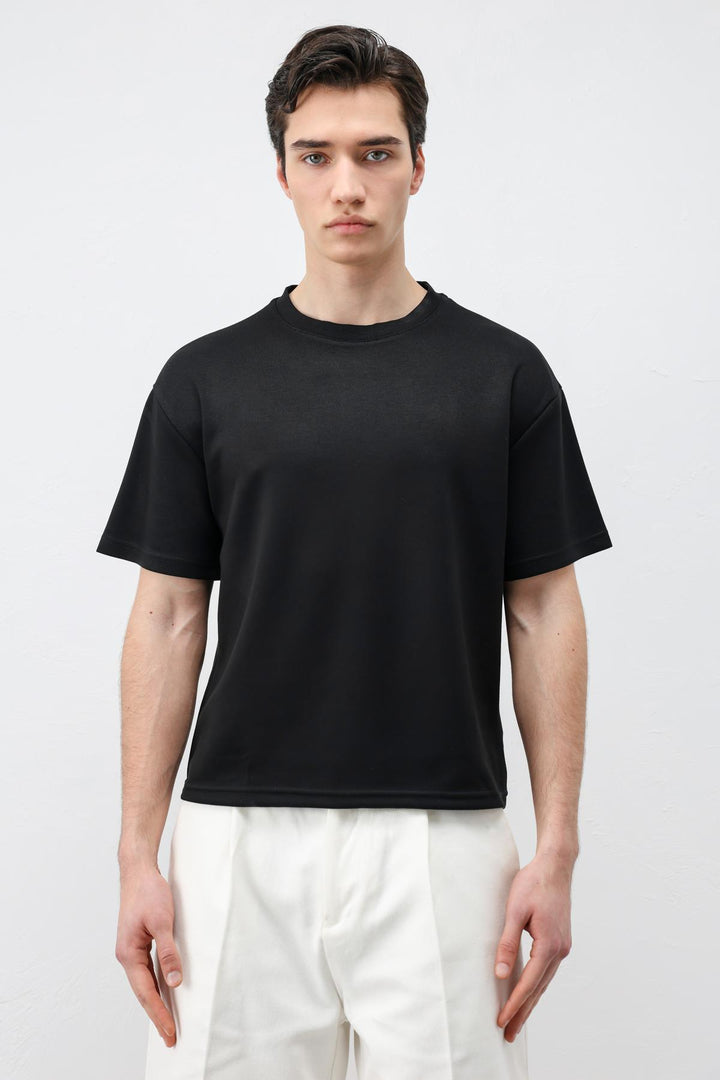 ANT Antioch Siyah Crop Fit Erkek T-Shirt - Columbia