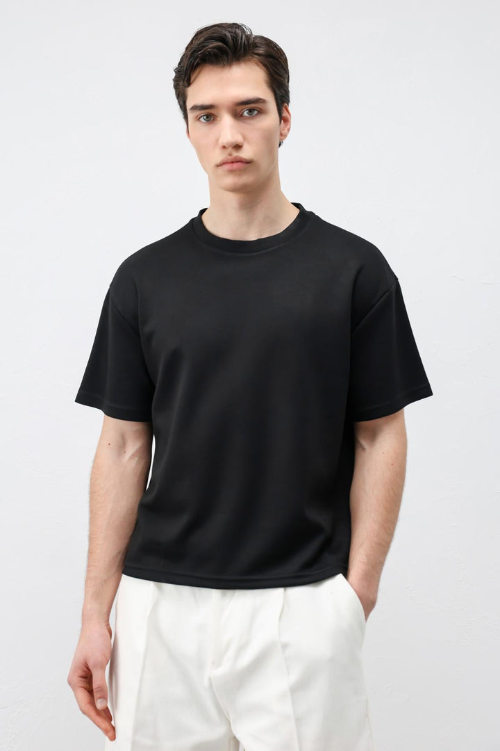 ANT Antioch Siyah Crop Fit Erkek T-Shirt - Columbia