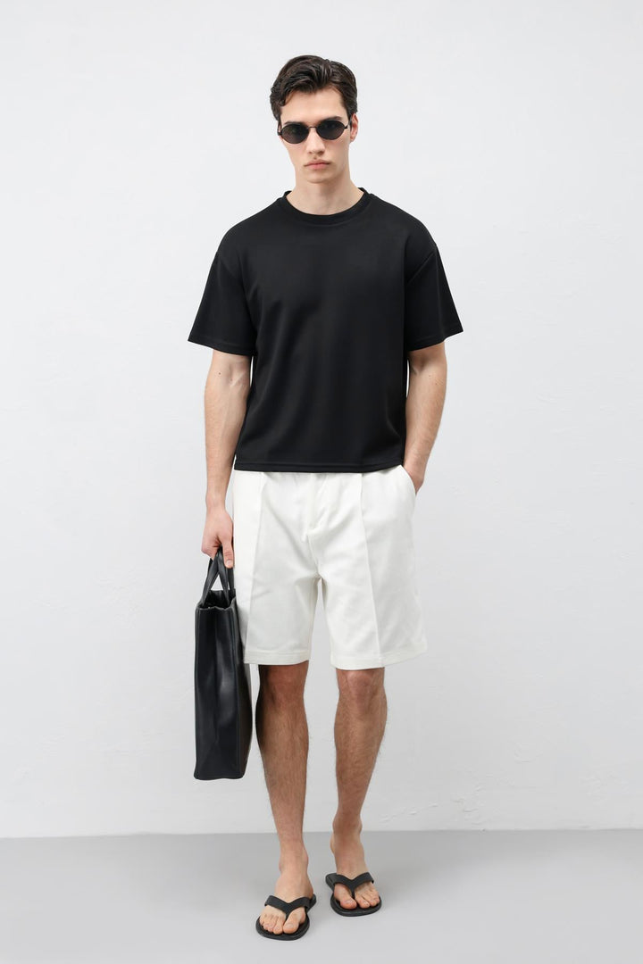 ANT Antioch Siyah Crop Fit Erkek T-Shirt - Columbia
