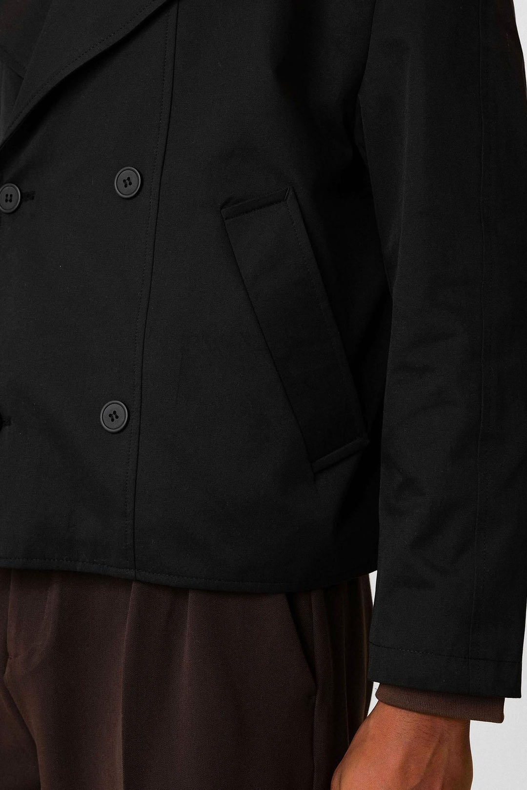 ANT Crop Fit Men's Trench Coat - Níkaia