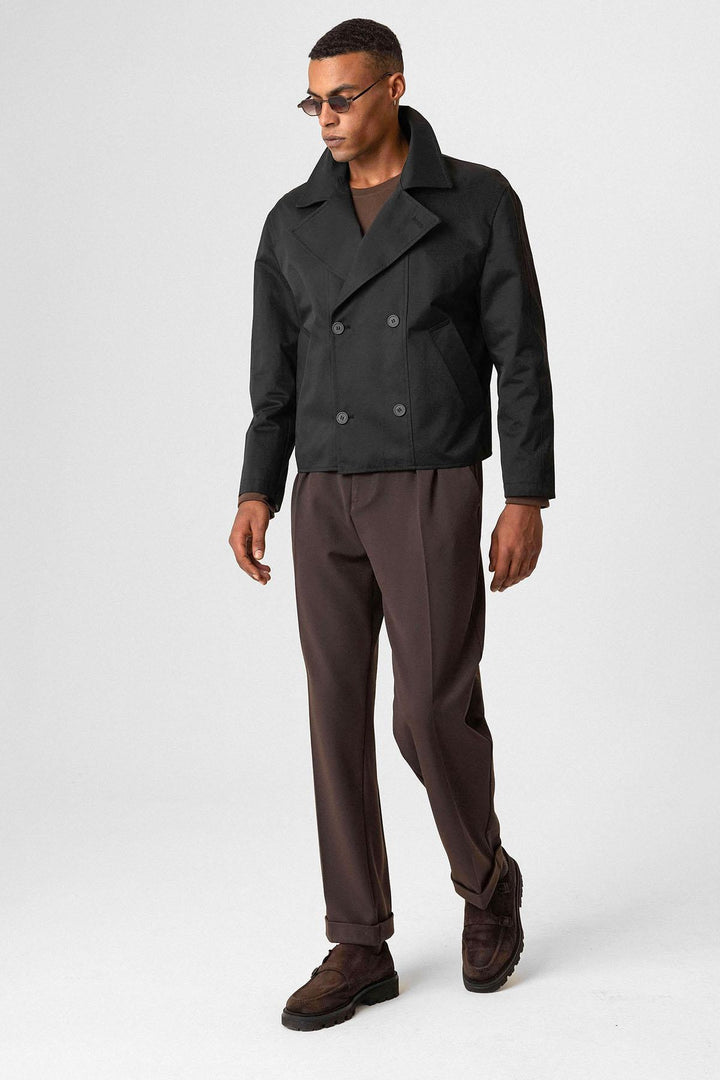 ANT Crop Fit Men's Trench Coat - Níkaia