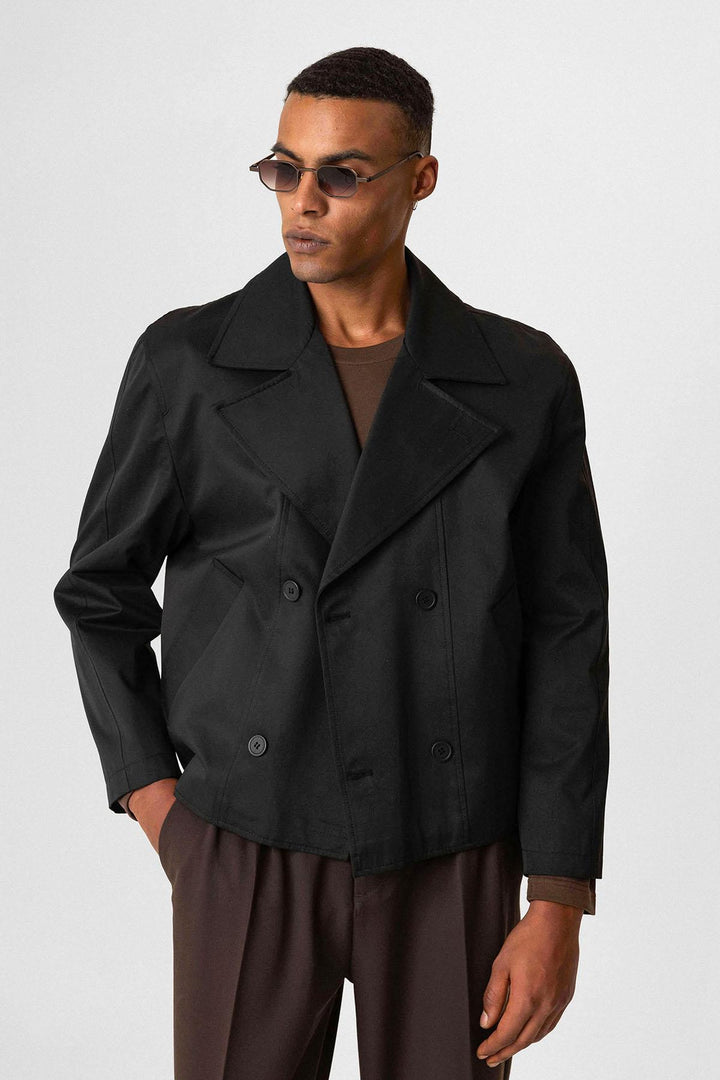 ANT Crop Fit Men's Trench Coat - Níkaia