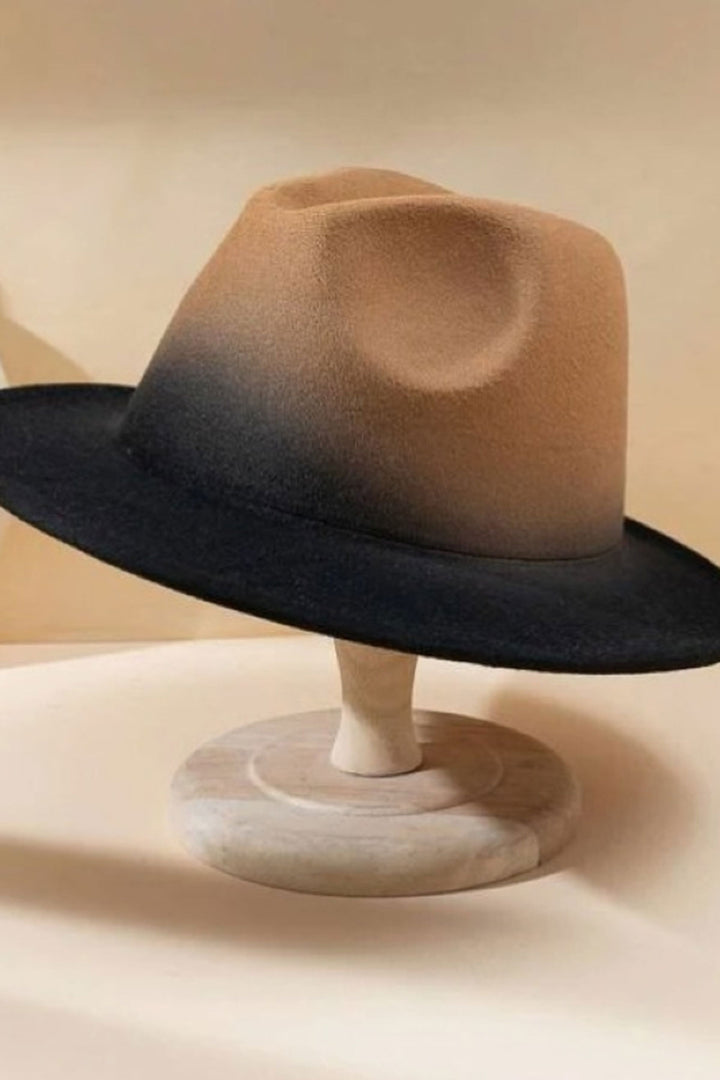 Black Degrade Felt Hat BCNSV-25WT1081 - Ellicott City