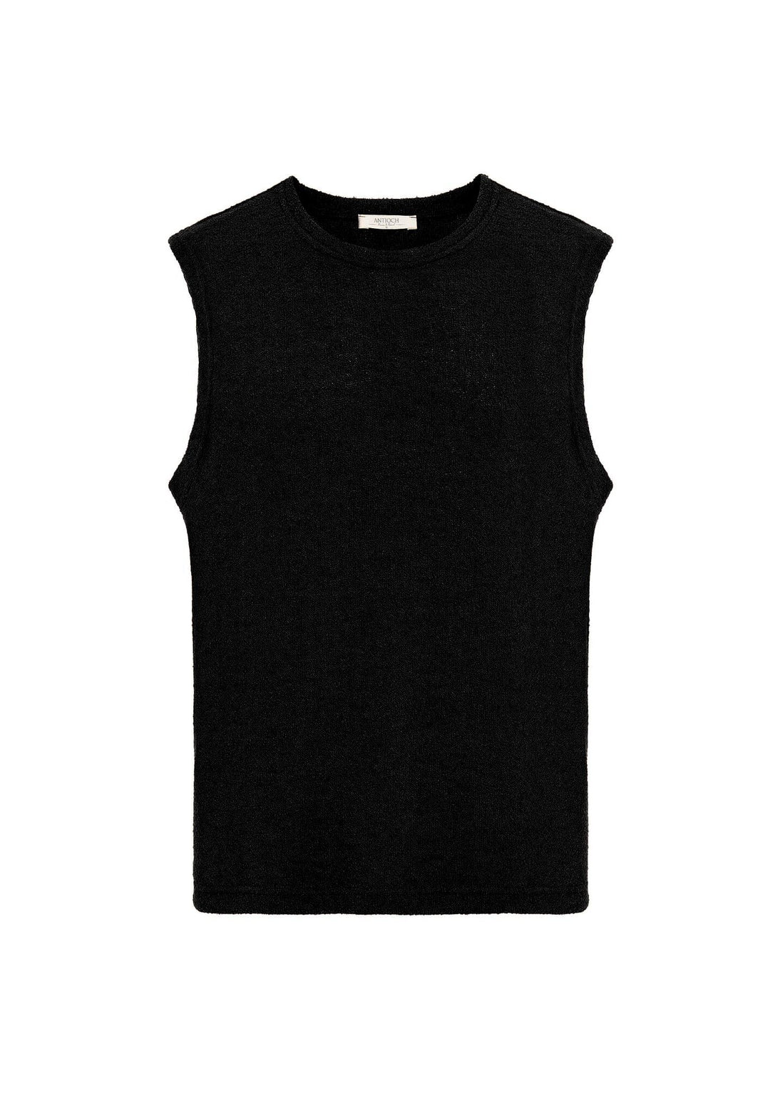 ANT Antioch Siyah Dokulu Erkek Kolsuz T-Shirt - Cary