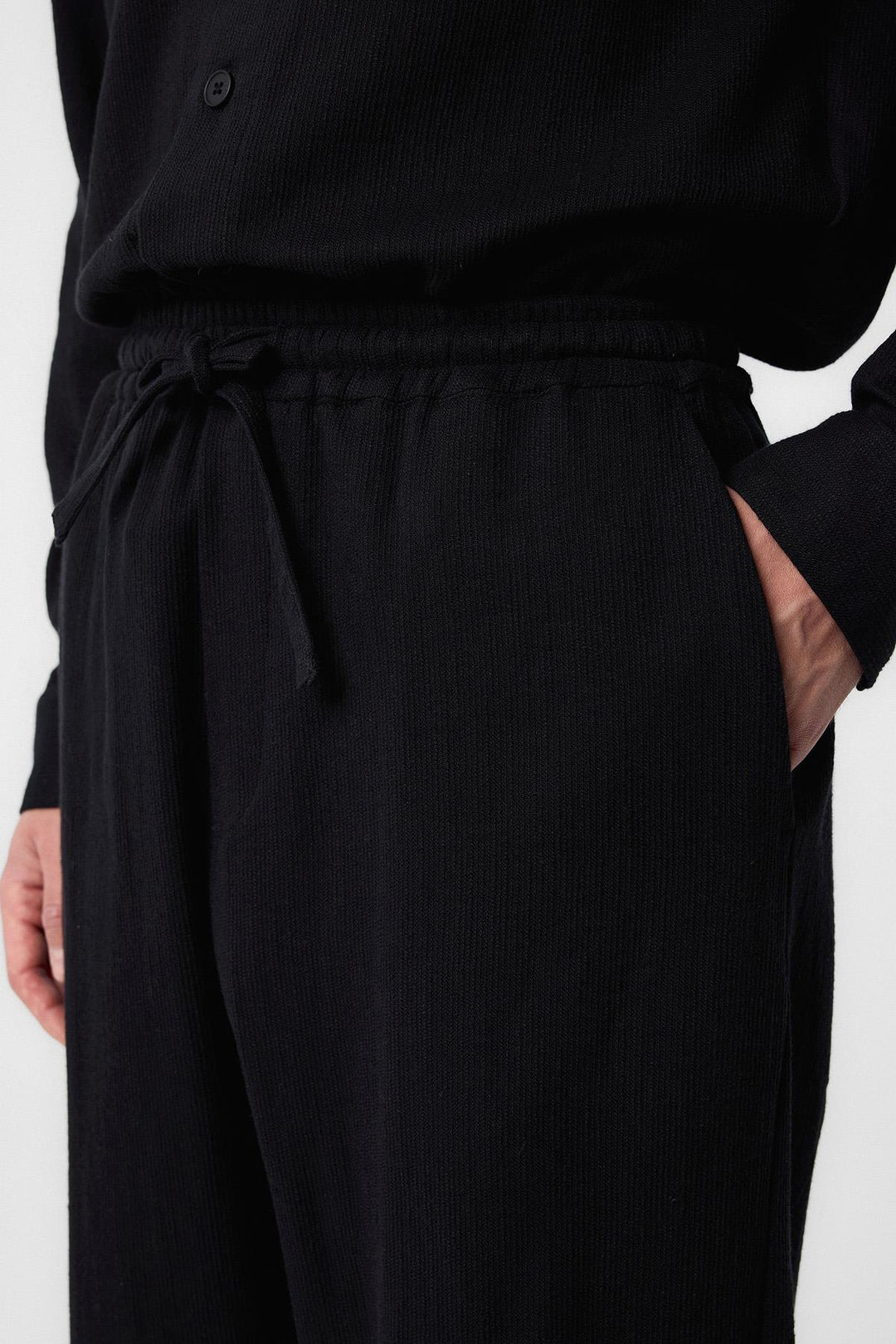 ANT Antioch Black Textured Men's Pants - Plantation