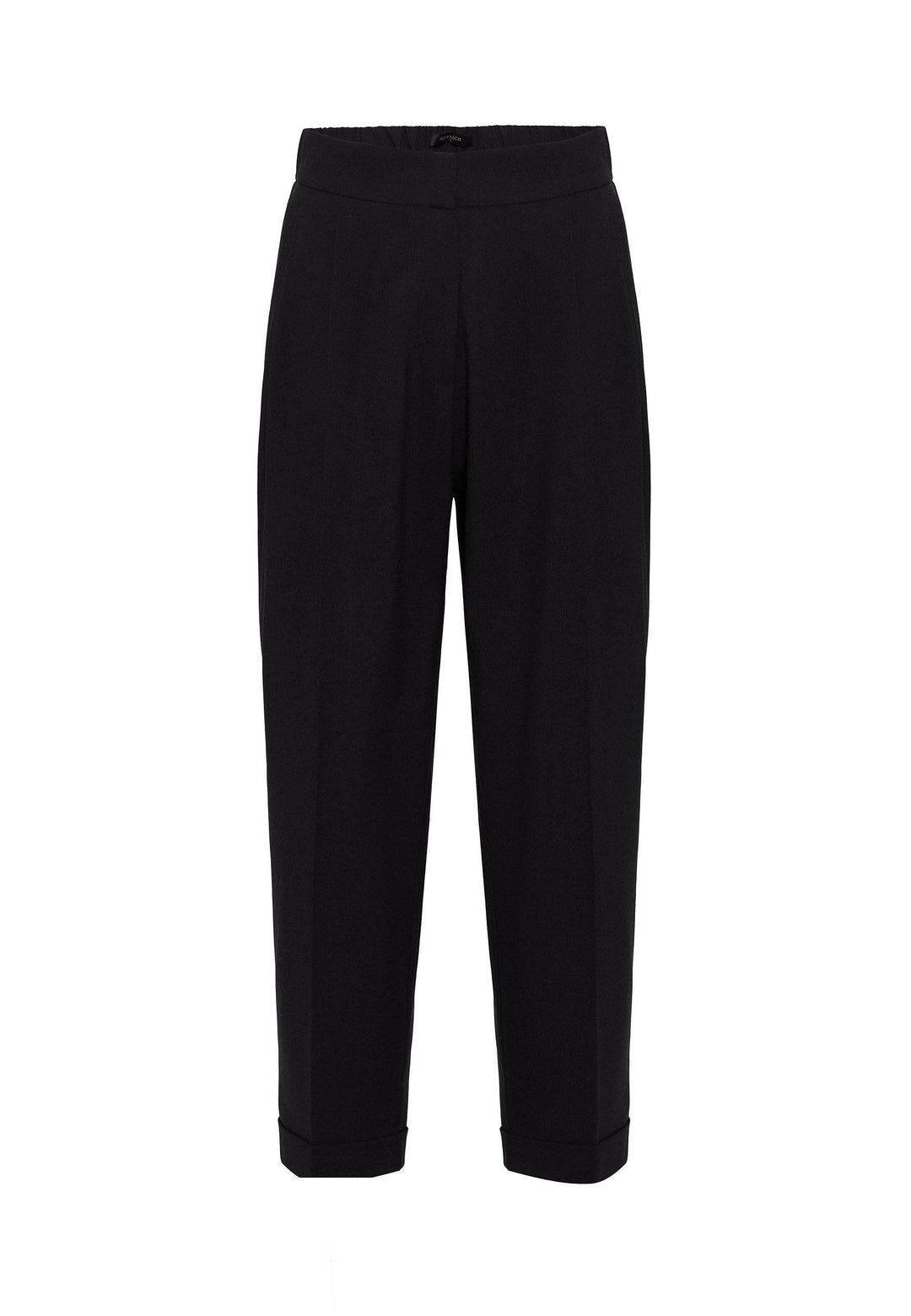 ANT Antioch Black Wide Leg Brushed Women's Pants - Chino