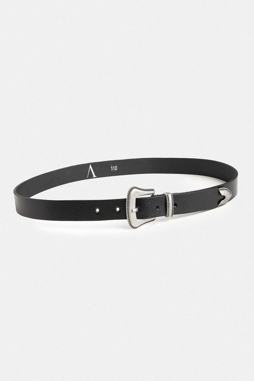 ANT Antioch Black Men's Leather Belt - Wood Buffalo