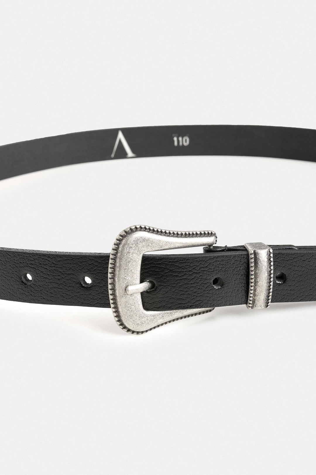 ANT Antioch Black Men's Leather Belt - Wood Buffalo