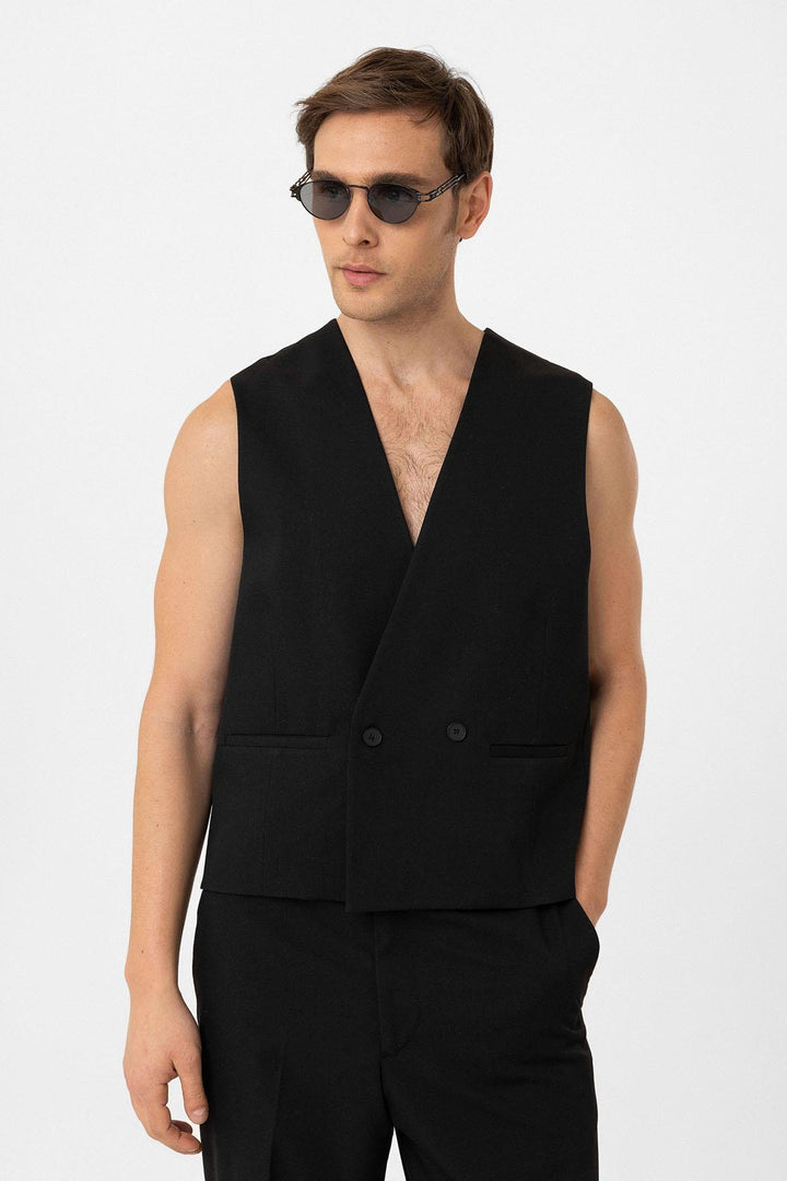 ANT Antioch Black Men's Technical Relax Fit Vest - Terre Haute