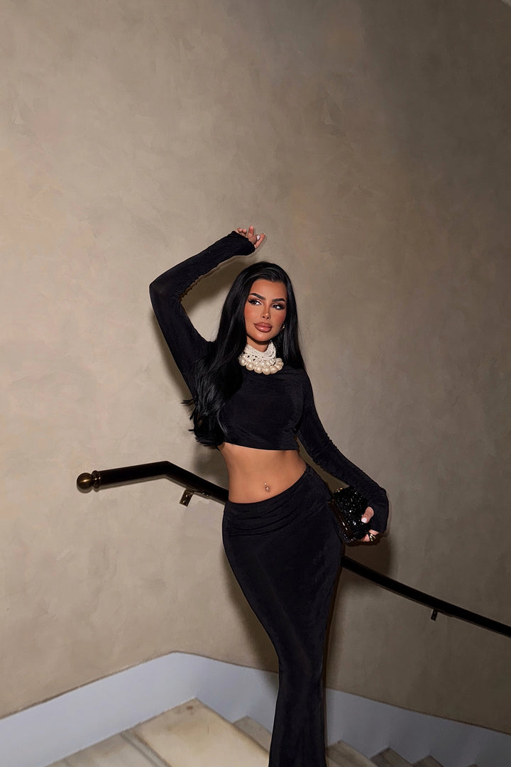 EYY Women Black Skirt Suit - Wellington