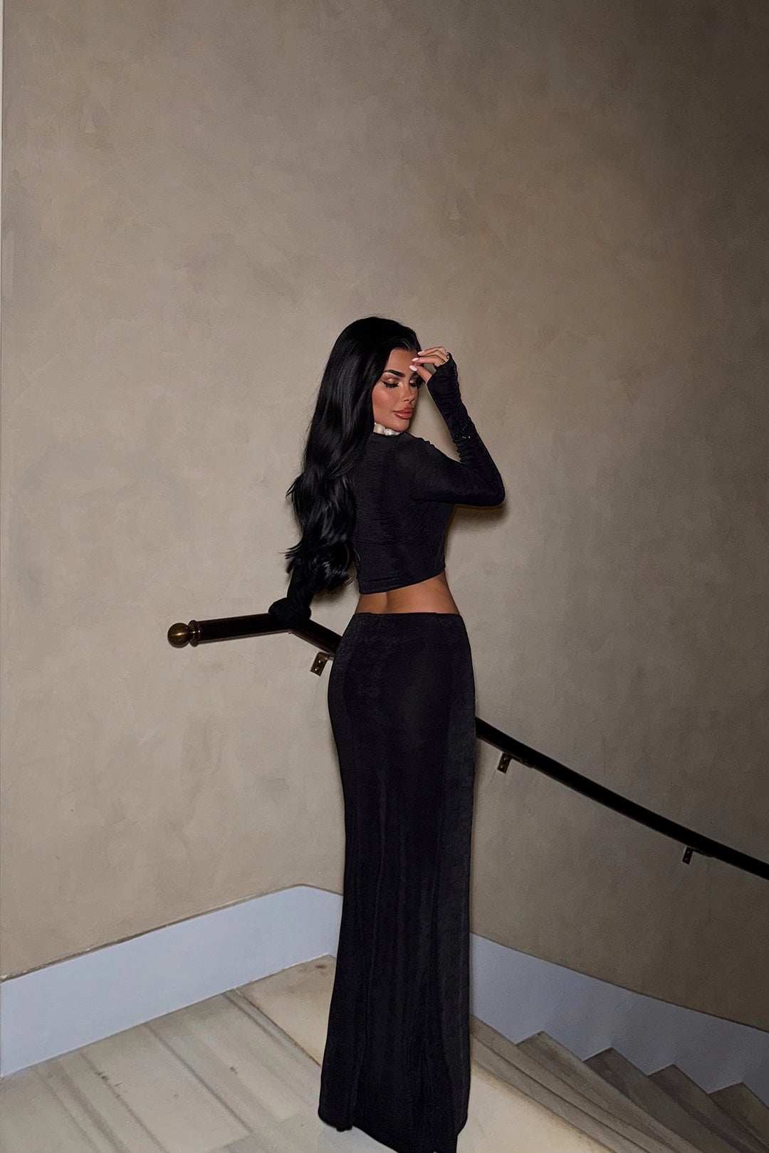 EYY Women Black Skirt Suit - Wellington