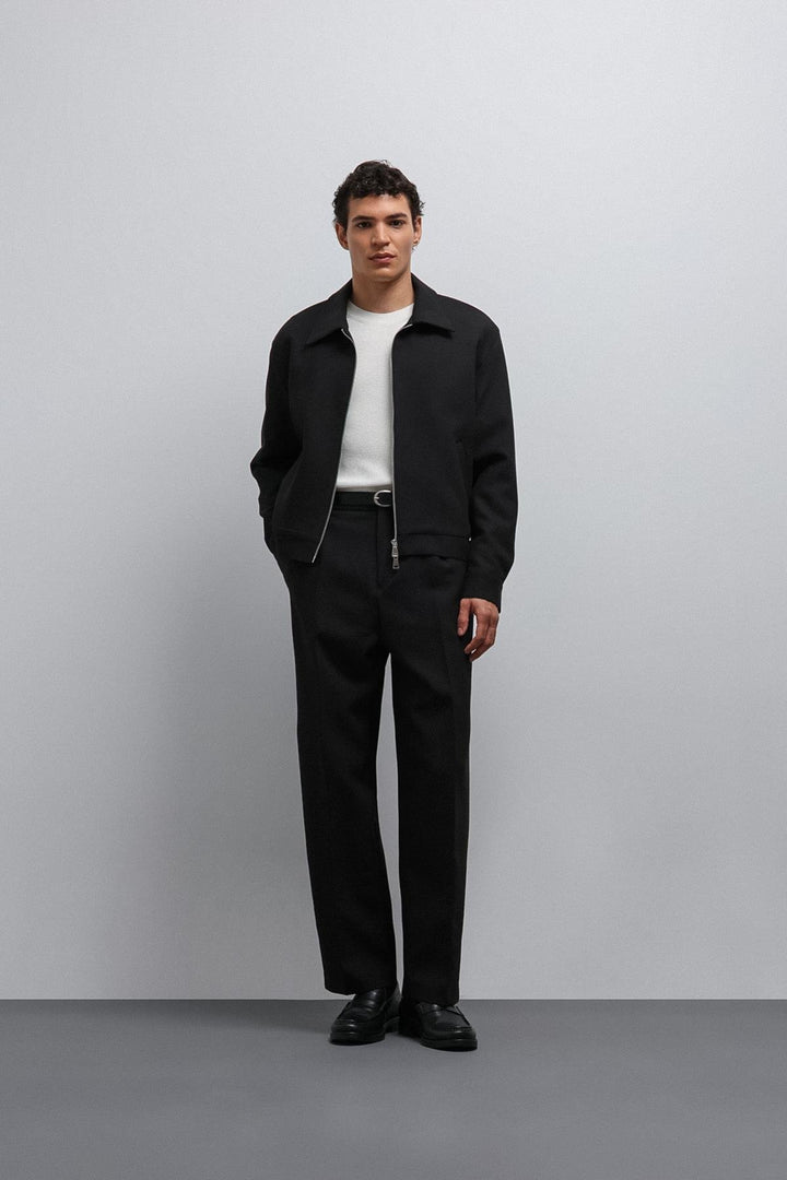 ANT Antioch Black Zippered Seasonal Men's Jacket - Rahovec