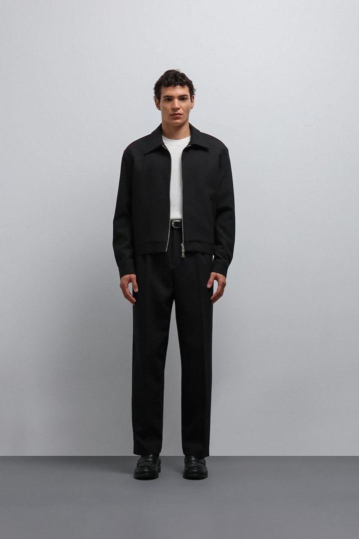 ANT Antioch Black Zippered Seasonal Men's Jacket - Rahovec