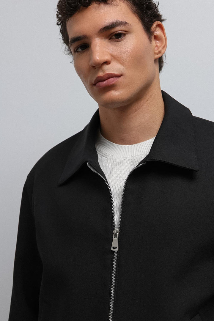 ANT Antioch Black Zippered Seasonal Men's Jacket - Rahovec