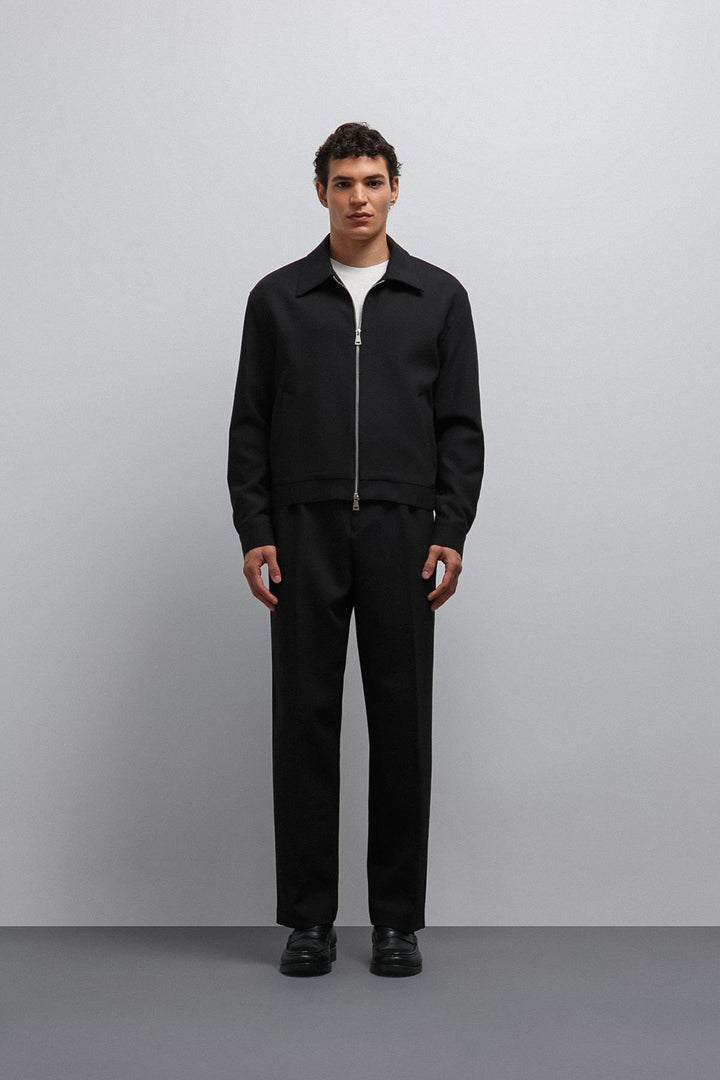 ANT Antioch Black Zippered Seasonal Men's Jacket - Rahovec