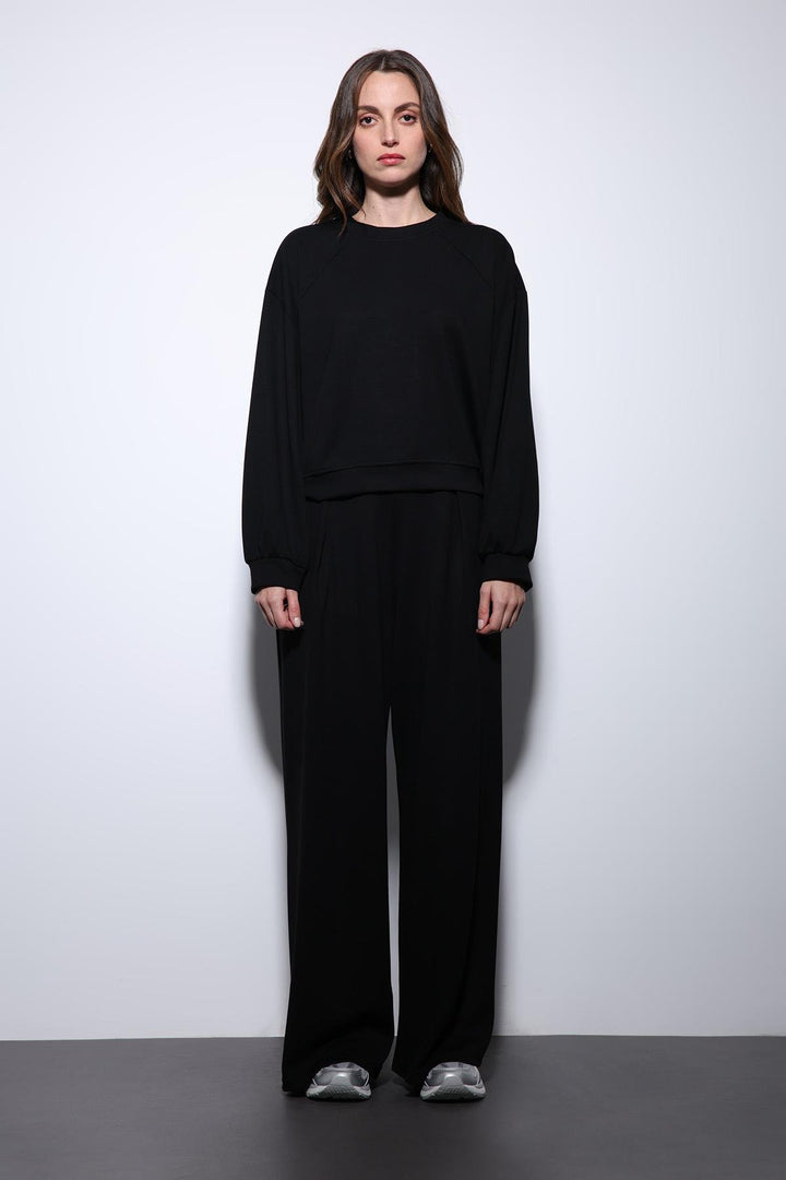 ANT Antioch Black Wide Leg Relaxed Women's Suit - Medicine Hat