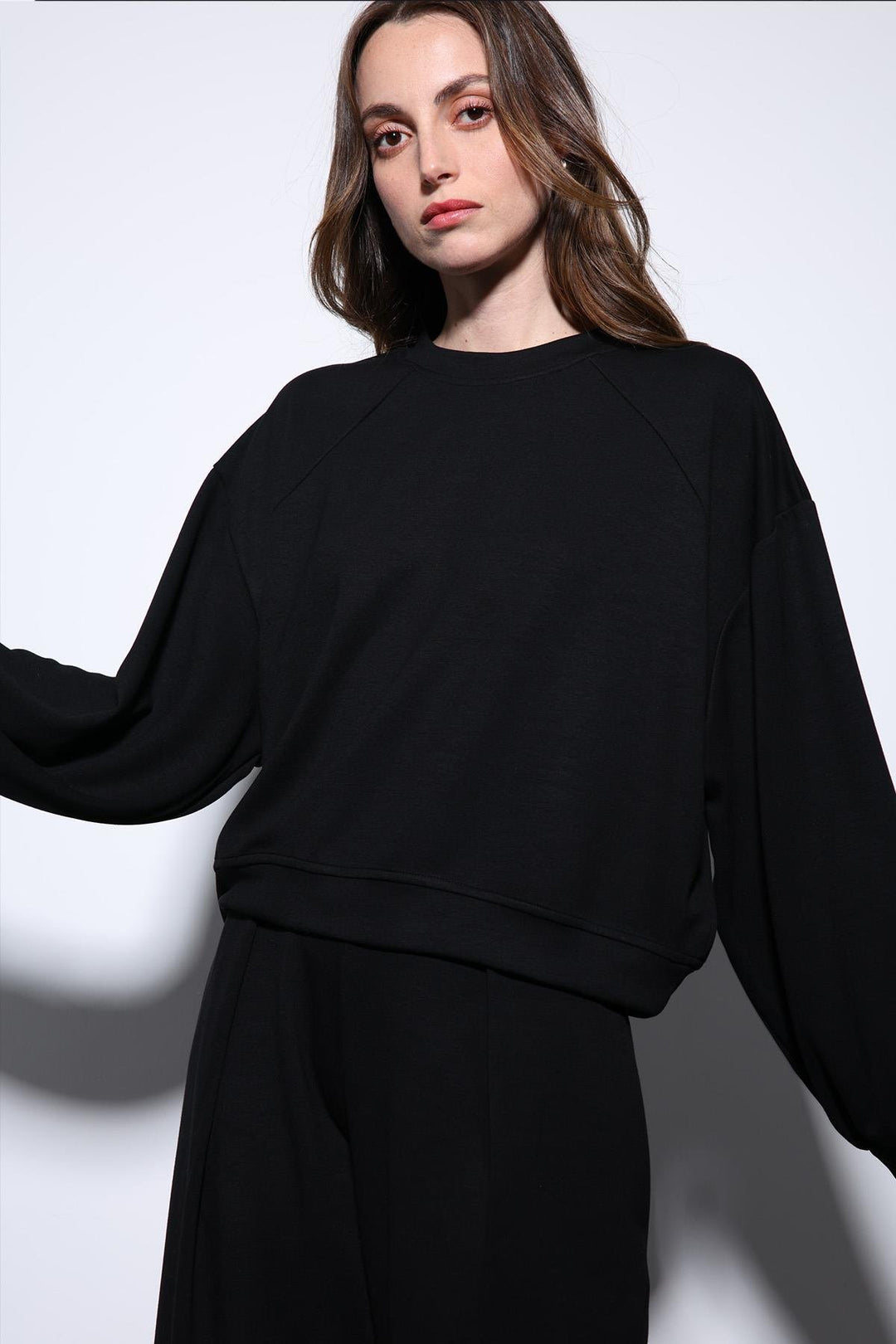 ANT Antioch Black Wide Leg Relaxed Women's Suit - Medicine Hat