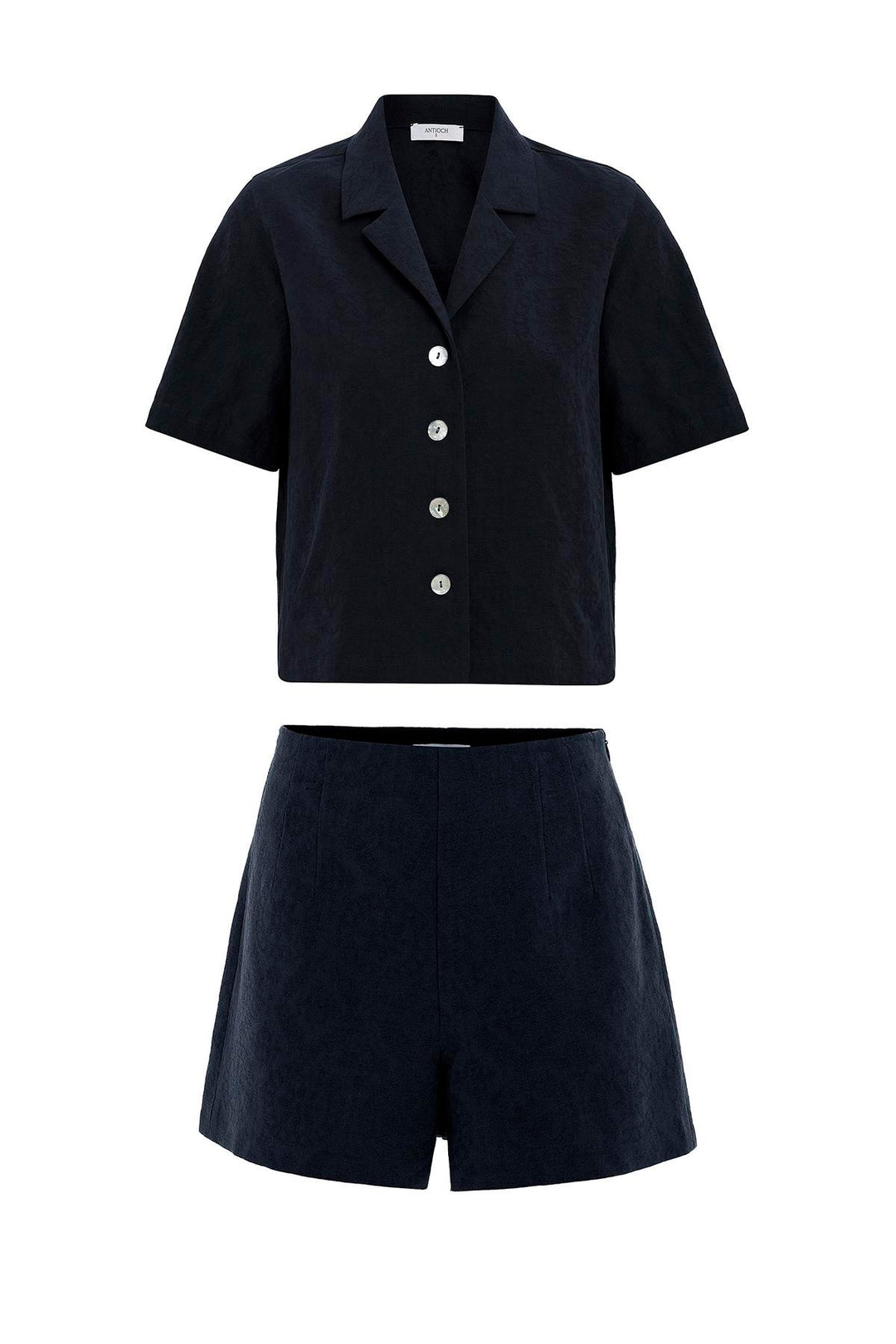ANT Antioch Black Shirt Shorts Women's Set - Coevorden