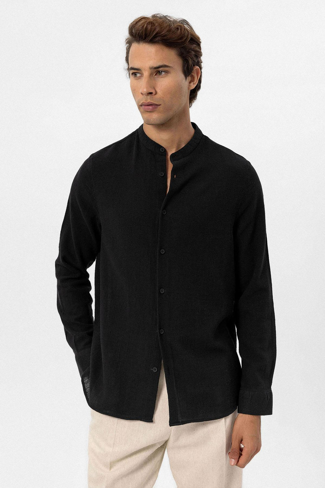 ANT Judge Collar Woven Men's Shirt - Tepeapulco