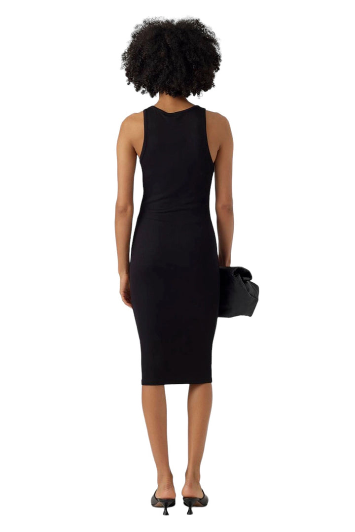Black Halter Neck Bodycon Knit Dress BC25PKN06 - Union City