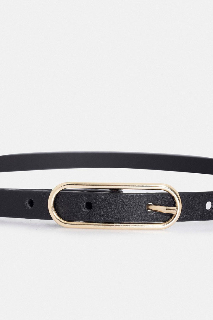 ANT Antioch Black Thin Women's Belt - Bucha