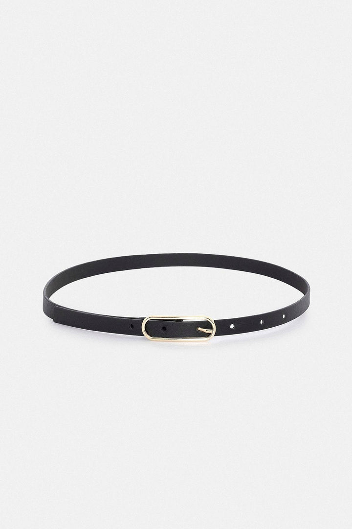 ANT Antioch Black Thin Women's Belt - Bucha