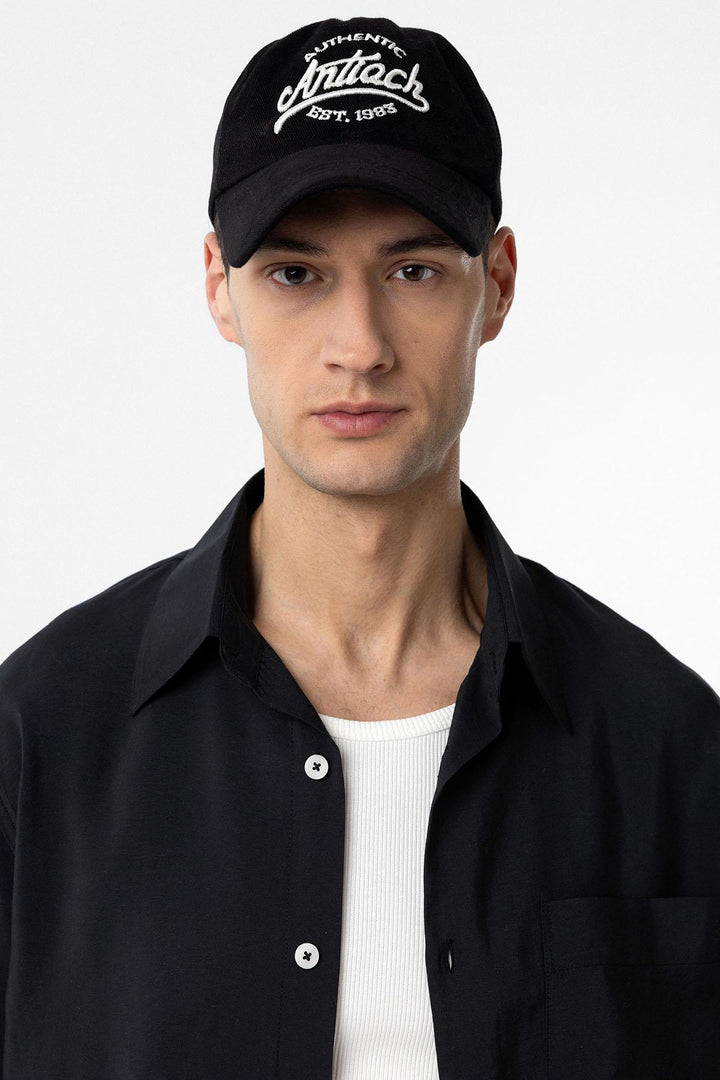 ANT Antioch Black Embroidered Men's Hat - Burke