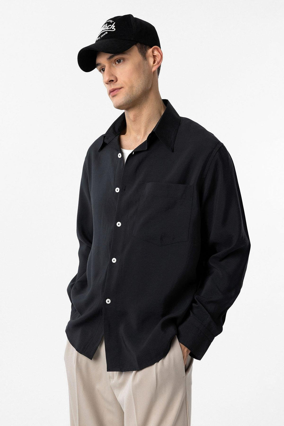 ANT Antioch Black Embroidered Men's Hat - Burke