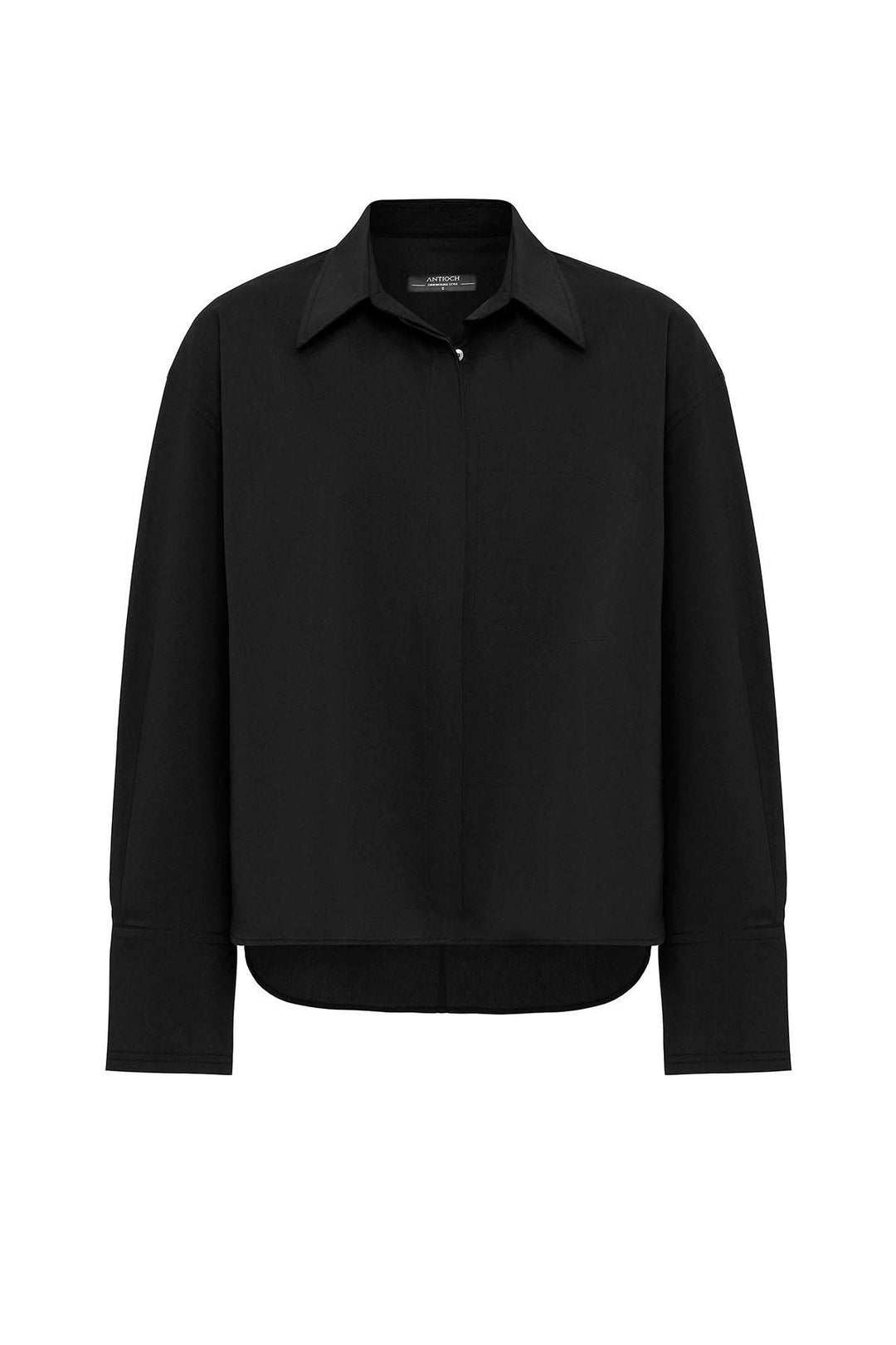 ANT Antioch Black Women's Basic Poplin Shirt - Landshut