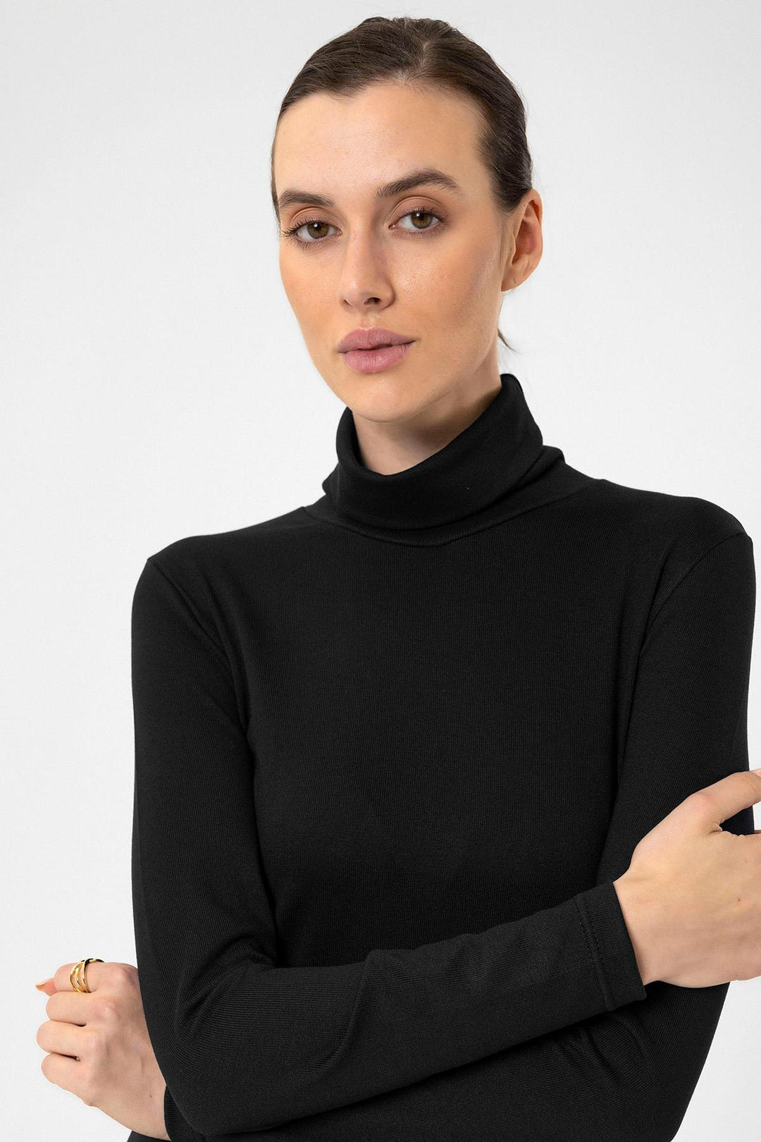 ANT Antioch Black Women's Turtleneck Sweater - Constanţa