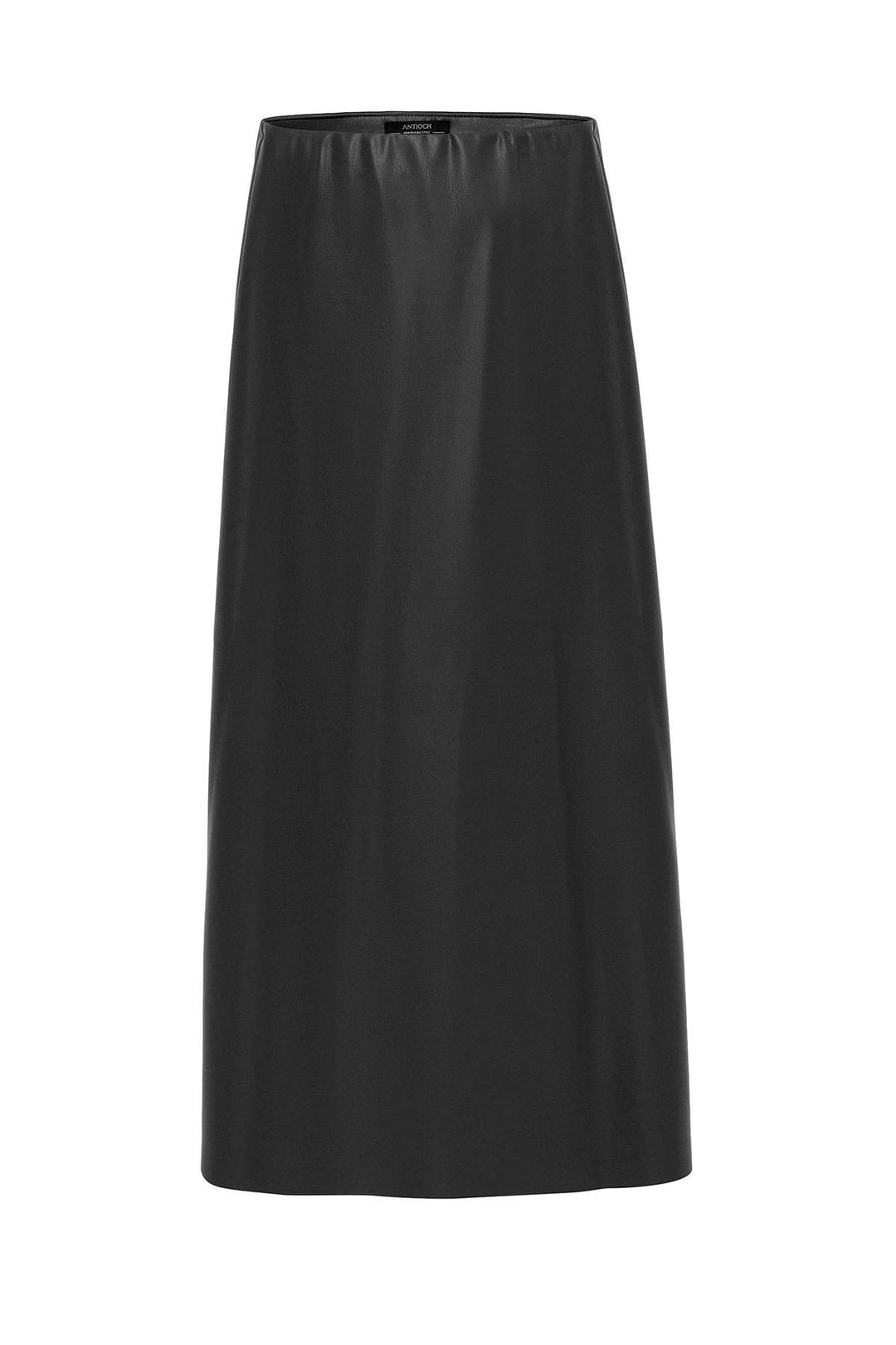 ANT Antioch Black Faux Leather Midi Skirt - Vélez-Málaga
