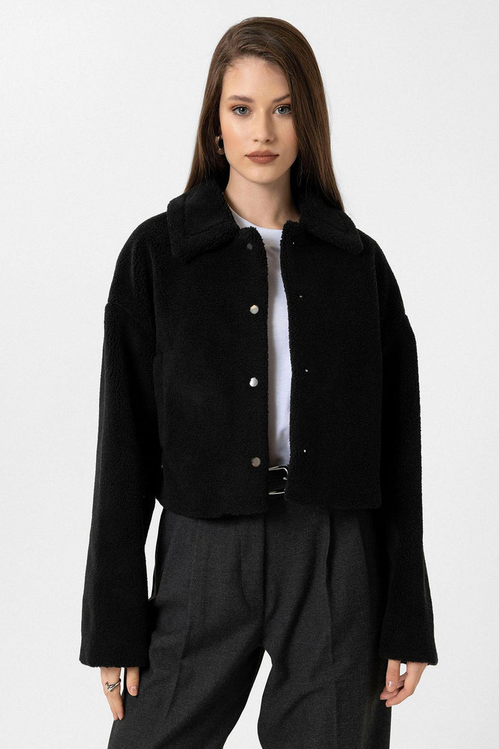 ANT Antioch Black Women's Soft Textured Jacket - Wakefield