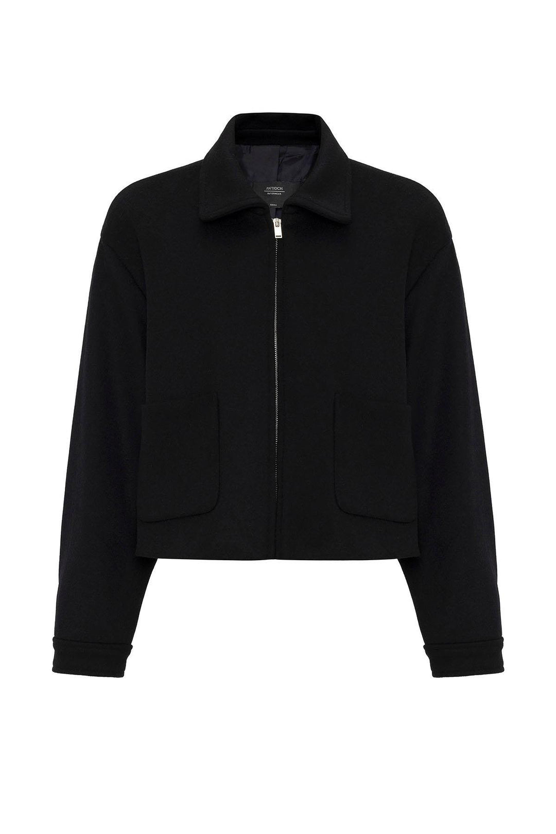 ANT Antioch Black Women's Wool Blend Short Jacket - Braine-l’Alleud