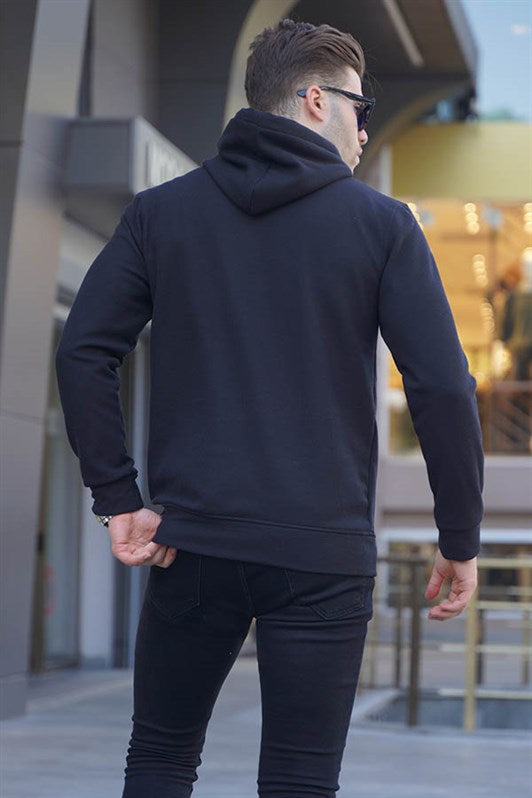 MDX Black Hooded Basic Sweatshirt 6014 - Sindelfingen