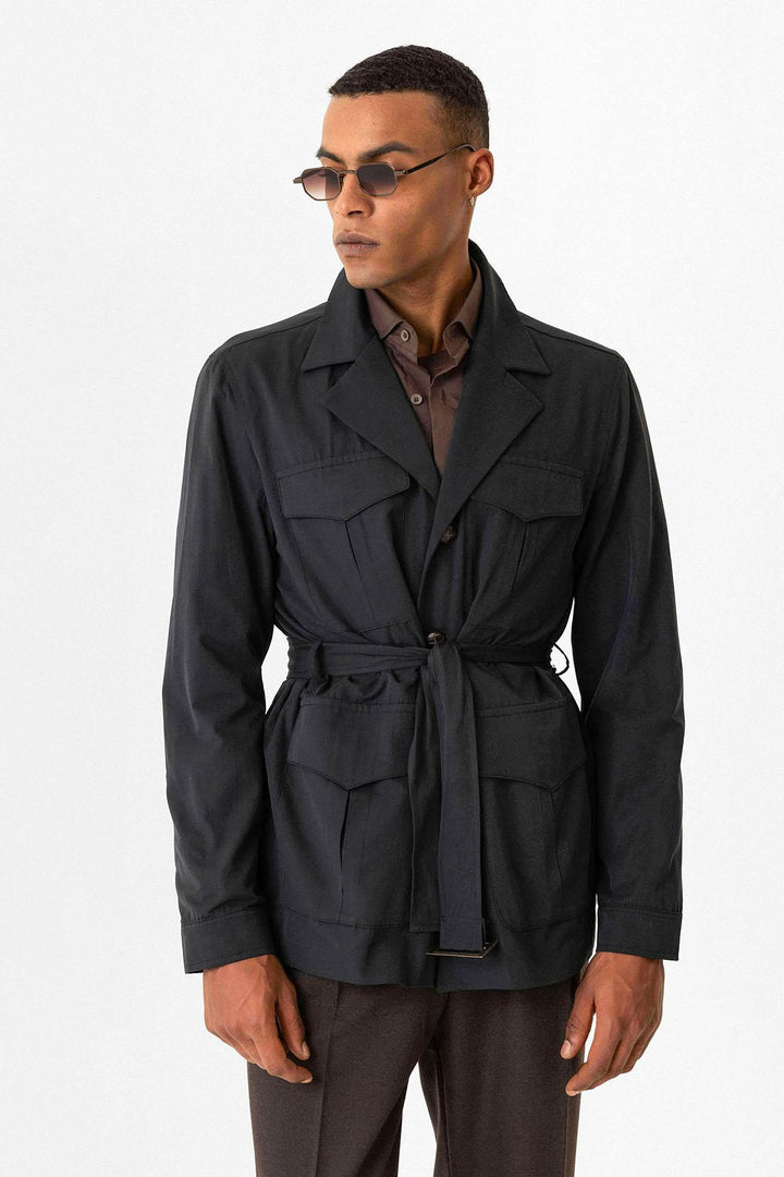 ANT Belted Safari Men's Trench Coat - Kharkiv