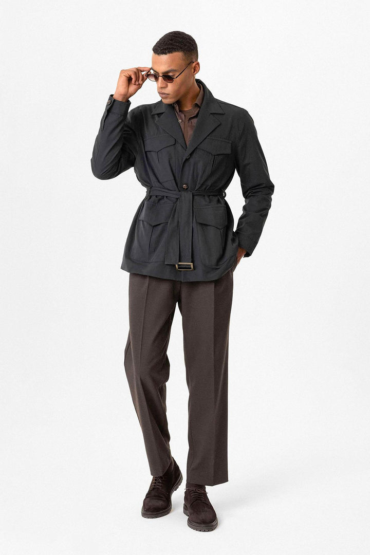ANT Belted Safari Men's Trench Coat - Kharkiv