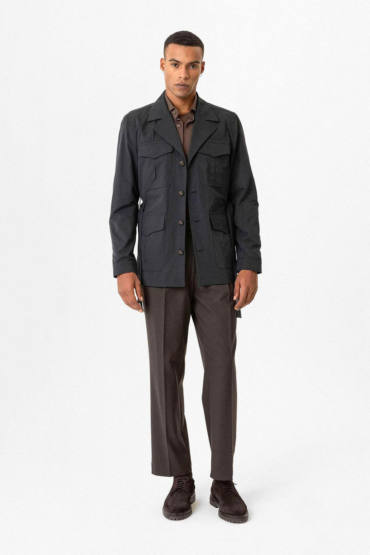 ANT Belted Safari Men's Trench Coat - Kharkiv