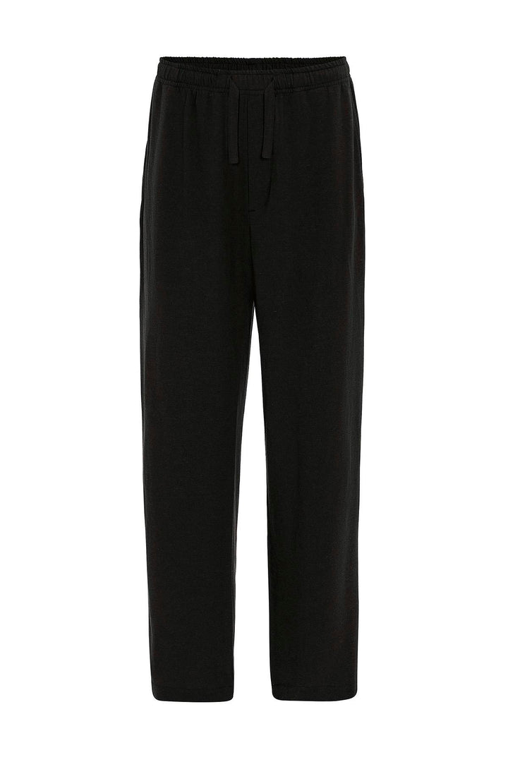 ANT Antioch Black Linen Blend Jogger Men's Pants - Lisbon