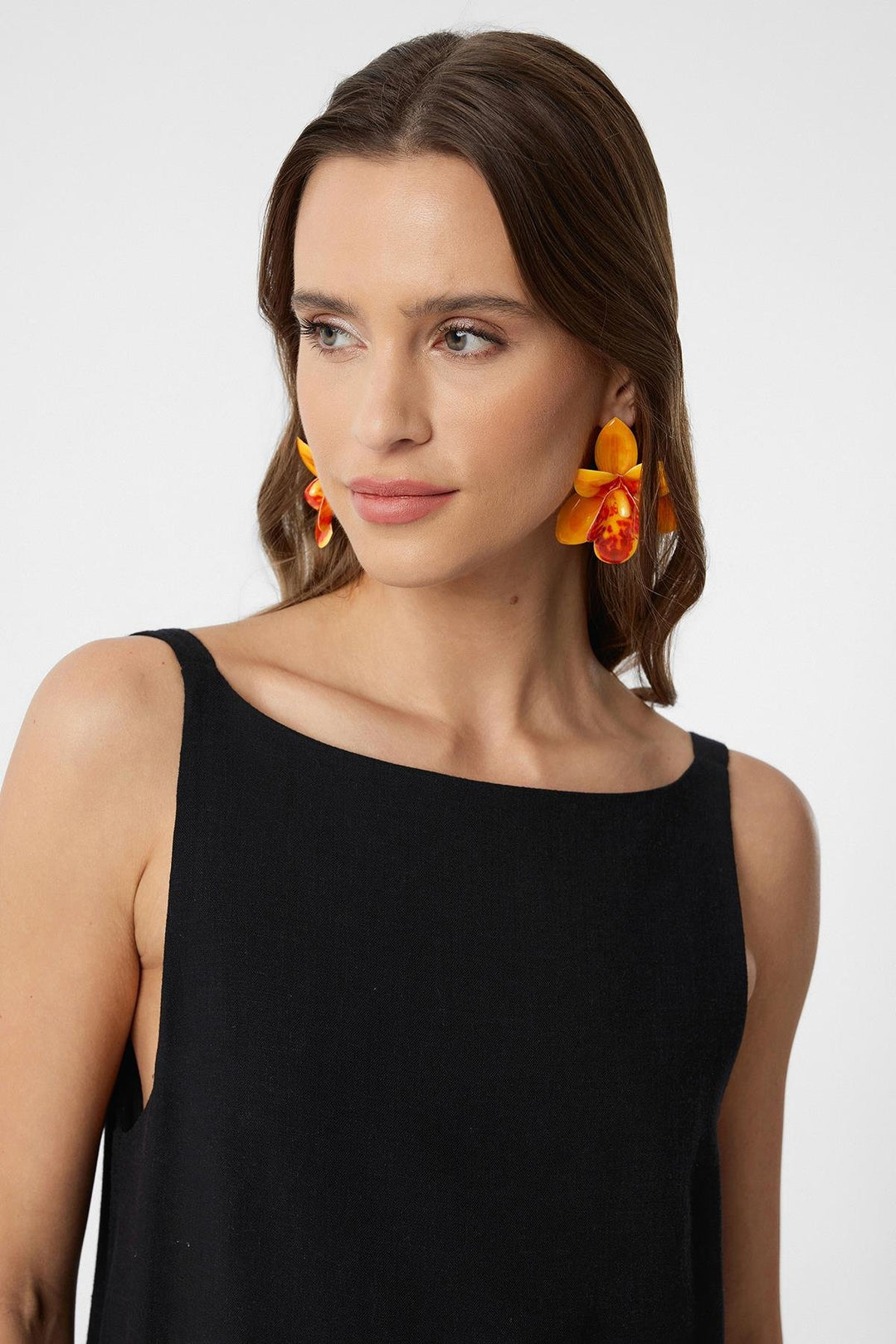 ANT Antioch Black Linen Blend Women's Mini Dress - Oro Valley