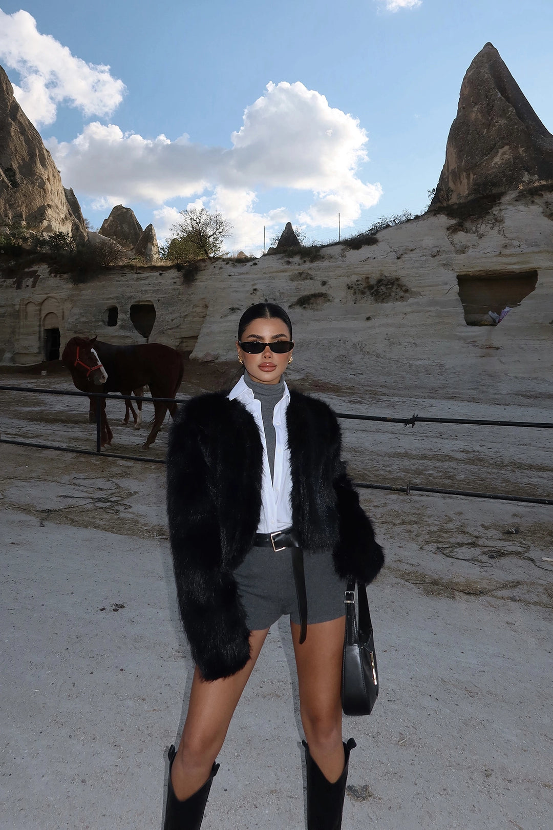 EYY Women Black Leroy Fur - Fairfield
