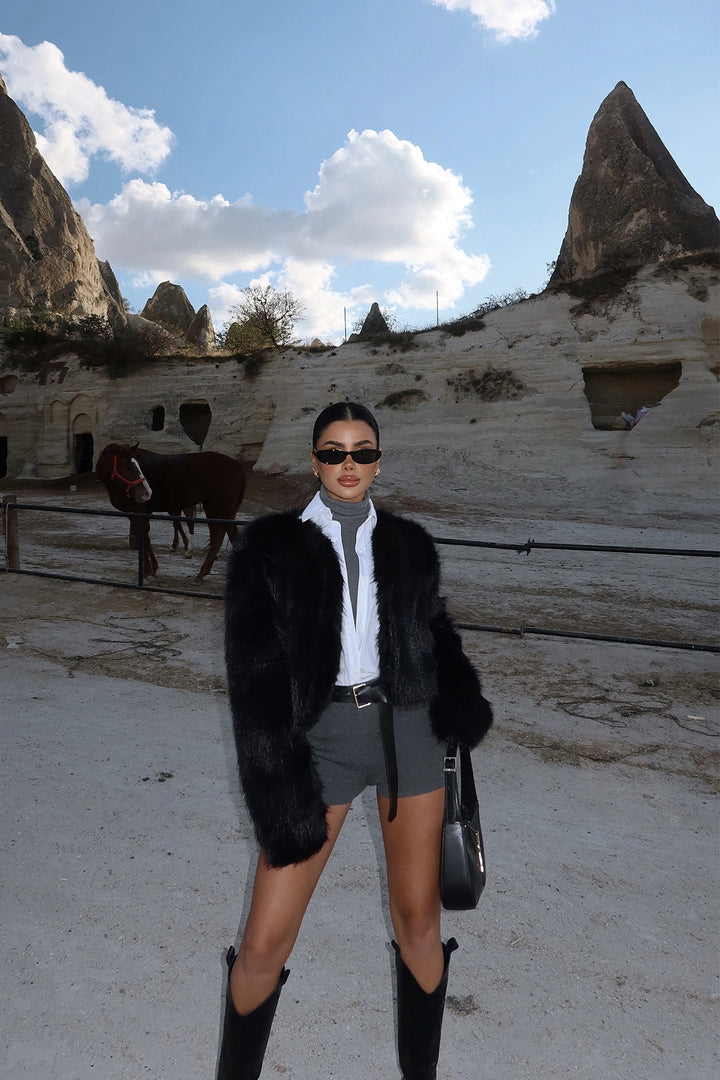 EYY Women Black Leroy Fur - Fairfield