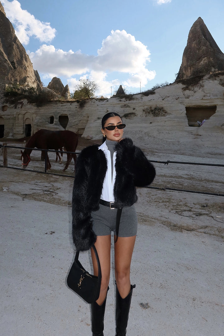 EYY Women Black Leroy Fur - Fairfield