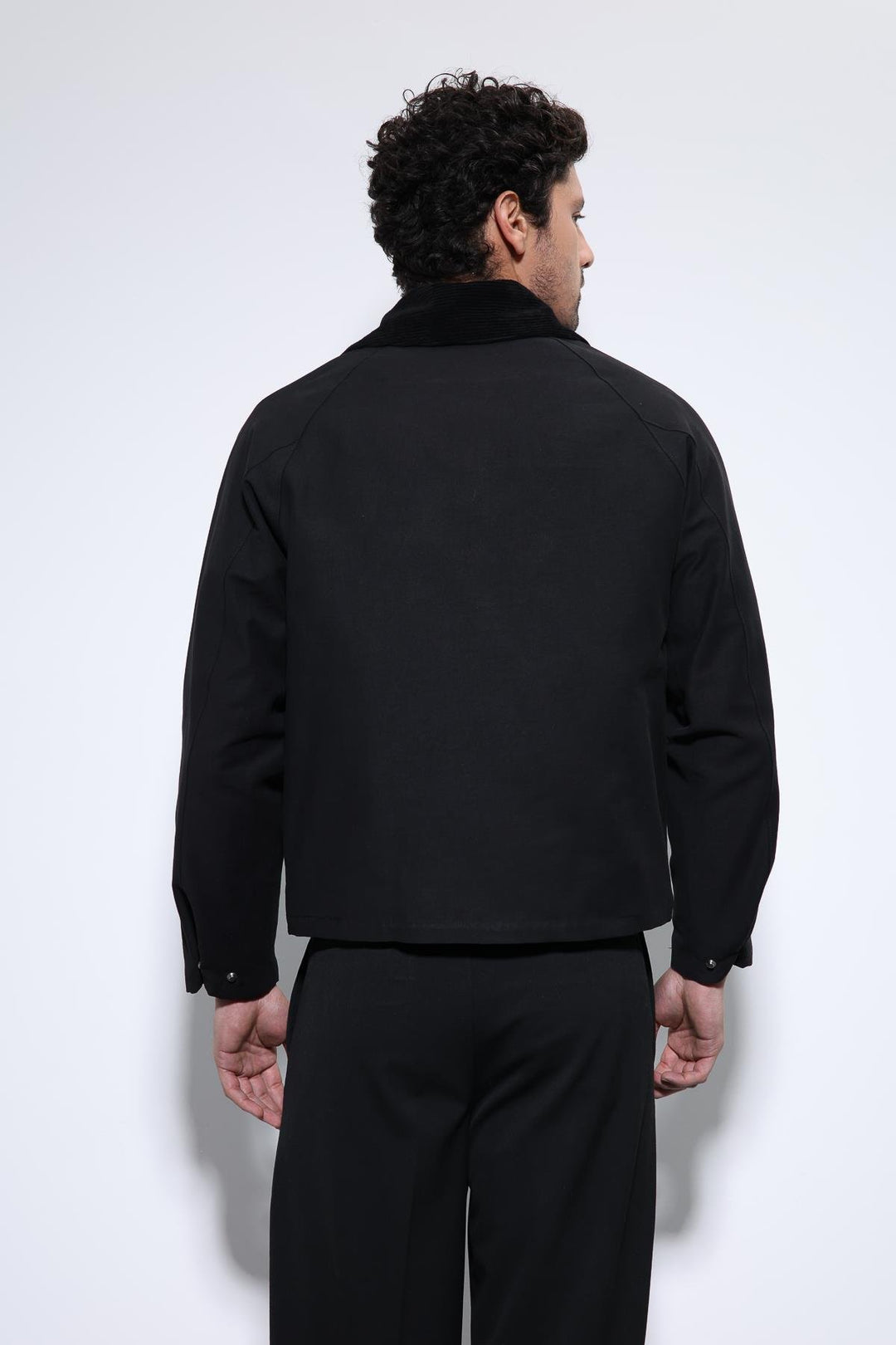 ANT Antioch Black Contrast Collar Men's Jacket - Beaumont