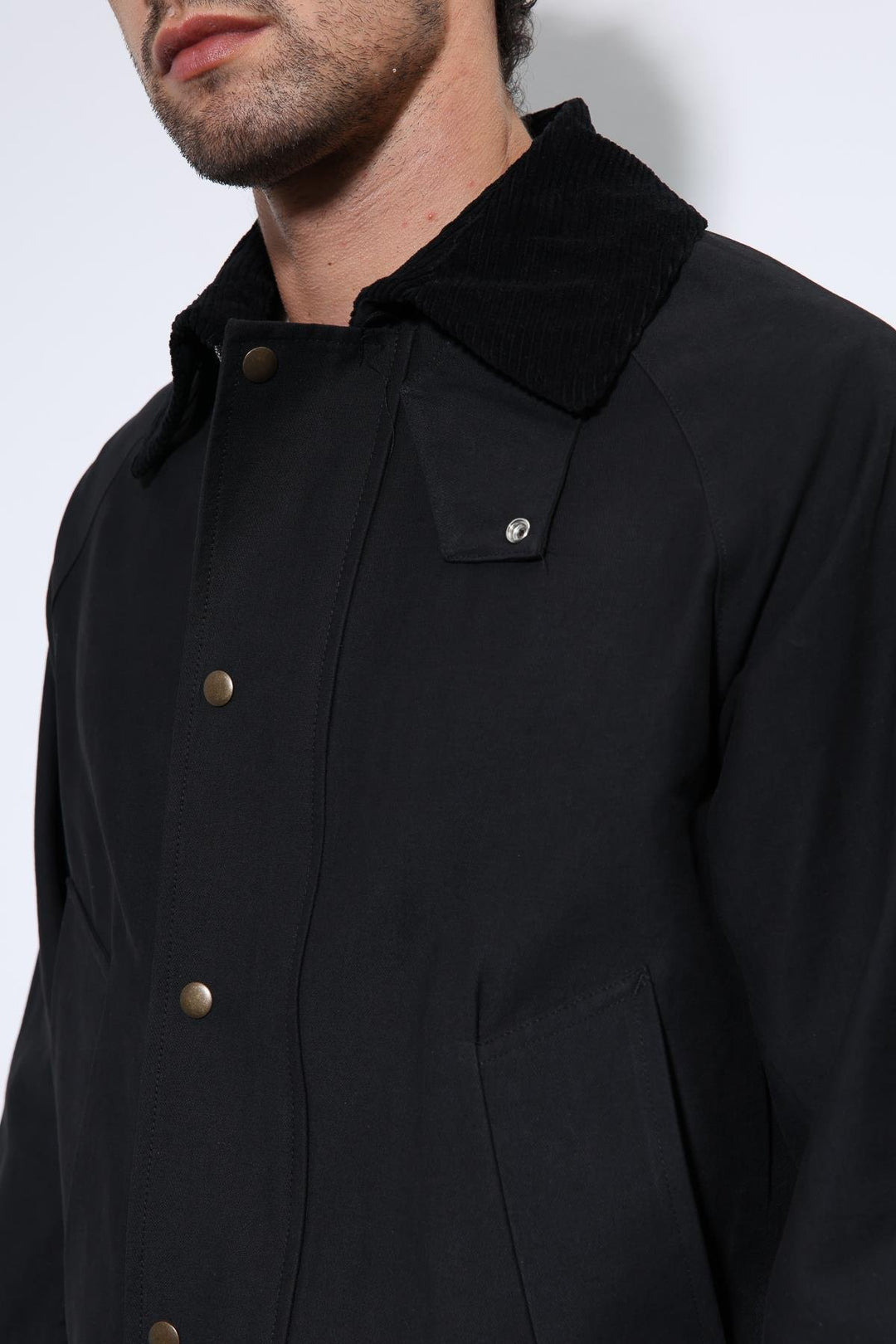 ANT Antioch Black Contrast Collar Men's Jacket - Beaumont