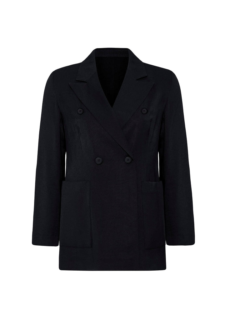 ANT Antioch Black Crossed Women's Blazer Jacket - Sydney