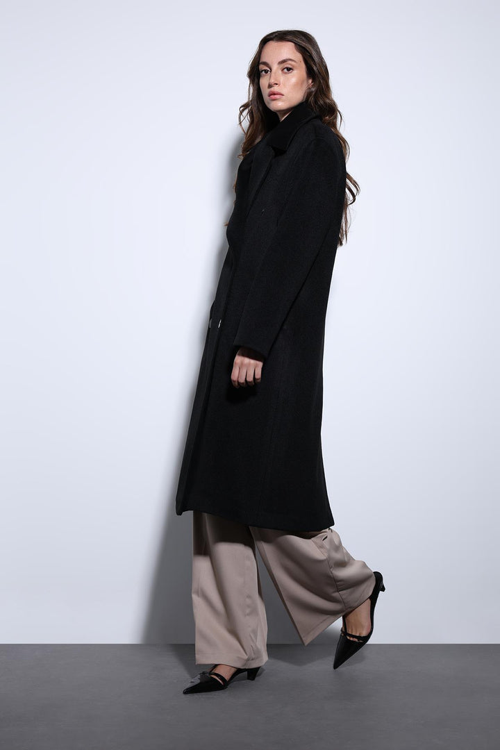 ANT Antioch Black Wrap Women's Coat - Esposende