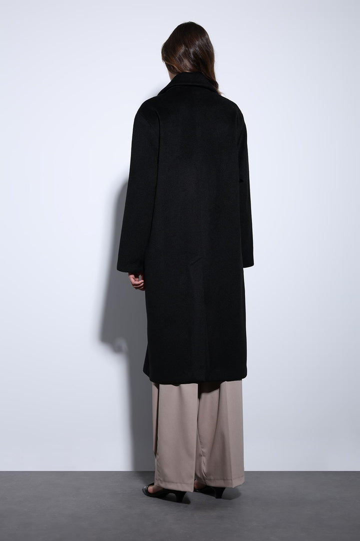 ANT Antioch Black Wrap Women's Coat - San Giuliano Milanese