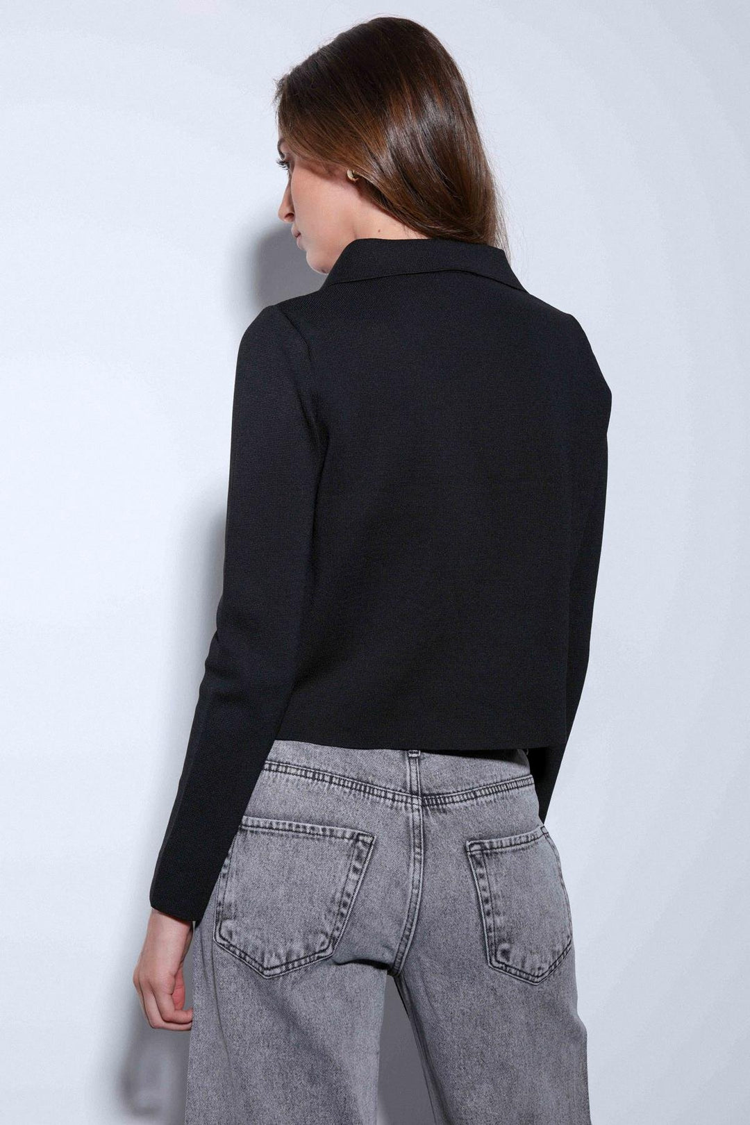 ANT Antioch Black Wrap Closure Women's Cardigan Sweater - Sioux Falls