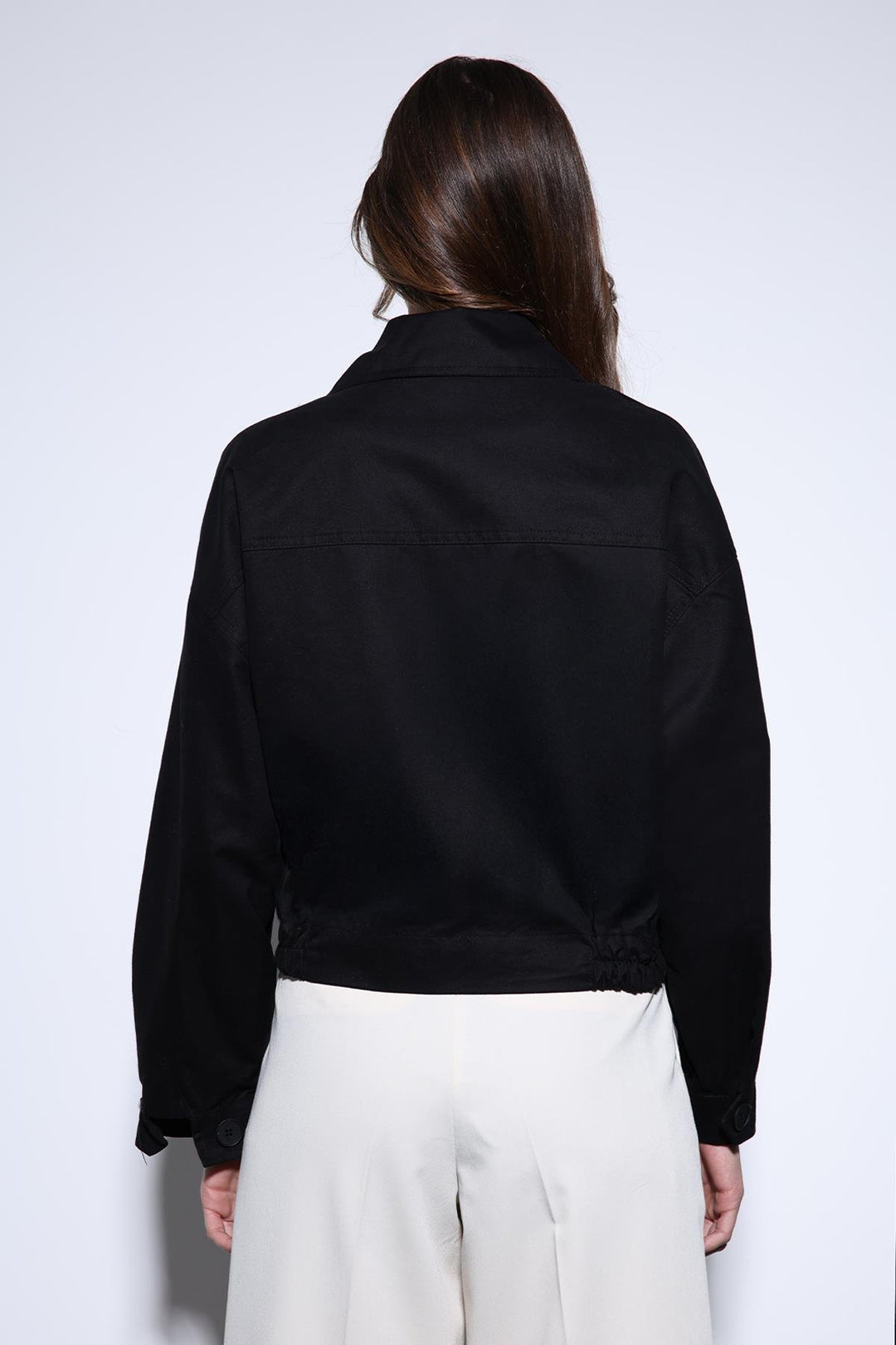 ANT Antioch Black Wrap Short Women's Trench Coat - Nordhorn