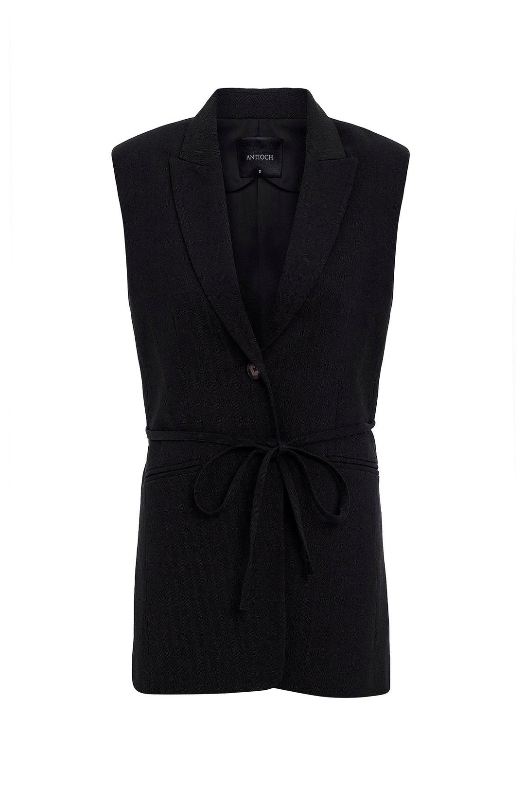 ANT Antioch Black Belted Women's Vest - Culver City